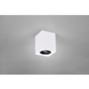 Trio 613000134 přisazené stropní bodové svítidlo Biscuit 1x35W | GU10 | IP20 - variabilní nastavení směru světla, bílá, černá