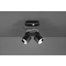 Trio 651000232 přisazené stropní bodové svítidlo Guayana 2x10W | GU10 | IP20 - matná černá