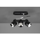 Trio 651000332 přisazené stropní bodové svítidlo Guayana 3x10W | GU10 | IP20 - matná černá