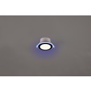 Trio 653610132 LED přisazené bodové svítidlo Argus 1x4W | 350lm | 3000K+RGBW | IP20 - integrovaný stmívač, funkce paměti, dálkové ovládání, oddělené stmívání, matná černá