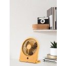 Trio R044-83 stolní ventilátor Breezy - IP20, 3 režimy rychlosti, napájeno akumulátorem, nabíjení prostřednictvím USB-C, žlutá