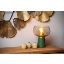 Lucide 05540/01/33 FARRIS dekorativní stolní svítidlo V280mm | 1xE27 - zelená, kouřové sklo