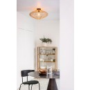 Lucide 03135/56/72 přisazené stropní svítidlo Magali 1x40W | E27 - světlé dřevo, ratan, stmívatelné