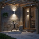 Ideal Lux 033013 venkovní nástěnné svítidlo Gun 2x35W|GU10|IP54 - hliník