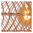 Lucide 03437/60/44 zavěsné stropní svítidlo Moloko 1x40W | E27 - ratan, stmívatelné