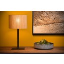 Lucide 03529/81/30 stolní lampicka Magius 1x40W | E27 - ratan, vypínač na kabelu