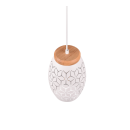 Trio R31571031 závěsný lustr Bidar 1x28W | E27 | IP20 - výškově nastavitelné, bílá
