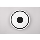 Trio R64361132 LED stropní svítidlo Bunda 1x16W | 1900lm | 3000K | IP20 - černá matná, bílá