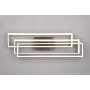 Trio R64423107 LED stropní svítidlo Corso 1x36W | 4600lm | 2700-6000K | IP20 - integrovaný stmívač, plynulé nastavení barvy světla, dálkové ovládání, otočné ramena, 3 úrovně stmívání vypínačem, matný nikl