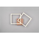 Trio R64492165 LED přisazené stropní svítidlo Trail 1x20W | 2250lm | 3000K | IP20 - otočné ramena, kávová