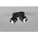 Trio 651000232 přisazené stropní bodové svítidlo Guayana 2x10W | GU10 | IP20 - matná černá
