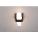 Trio R24266232LED venkovní nástěnné svítidlo Limeira 2x3,5W | 380lm | 3000K | IP44 - horní/spodní osvětlení, černá matná