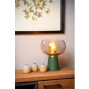 Lucide 05540/01/33 FARRIS dekorativní stolní svítidlo V280mm | 1xE27 - zelená, kouřové sklo