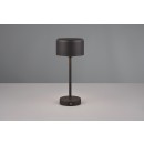 Trio R59151132 LED stolní lampa Jeff 1x1,5W | 150lm | 3000K | IP20 - dotyková funkce o 4 stupních, provoz na akumulátor, provoz přes USB-C, matná černá