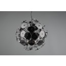 Trio 309900657 závěsné svítidlo Discalgo 6x40W | E14 | IP20 - výškově nastavitelné, matná černá, pochromované