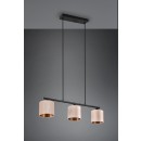 Trio 319000344 závěsné svítidlo Julieta 3x40W | E14 | IP20 - černá, béžová
