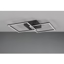 Trio R64492132 LED přisazené stropní svítidlo Trail 1x20W | 2250lm | 3000K | IP20 - otočné ramena, černá