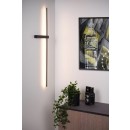 Lucide 12200/90/30 LED nástěnné svítidlo Segin 1x10W | 330ml | 2700K - černá