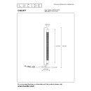 Lucide 05733/02/30 CALIXT dekorativní stojanové svítidlo E27 | 2x25W - černá