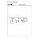 Lucide 05922/03/30 stropní svítidlo Cicleta 3x35W|GU10