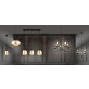 Trio 101700332 závěsné stropní svítidlo Livia 3x28W | E14 | IP20 - matná černá