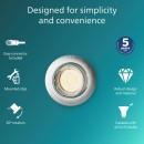 Philips 8720169392649 zápustný rámeček Peridot GU10 | chrom