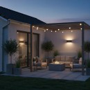 Ideal Lux 061597 venkovní nástěnné svítidlo Andromeda 1x60W|E27|IP55 - černé