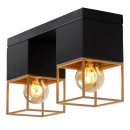 Lucide 21120/02/30 přisazené stropní svítidlo Rixt 2x40W | E27