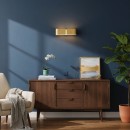 Ideal Lux 088266 nástěnné svítidlo Clip Small Oro 2x60W|E27 - zlaté