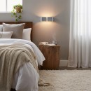 Ideal Lux 091136 nástěnné svítidlo Clip Mini Argento 2x40W|G9 - stříbrné