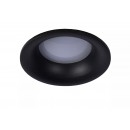 Lucide 09923/01/30 zápustné bodové svítidlo Ziva 1x50W | GU10 | IP44 - koupelnové, černá, kruh