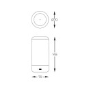 Zuma Line 1001 LED stolná lampička ESTERNO | 0,5W integrovaný LED zdroj | 2700K
