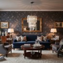 Ideal Lux 117737 závěsné stropní svítidlo Carlton 8x40W | E14 - chrom