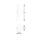 Zuma Line 1178 nástěnné svítidlo OMI | 5W G9