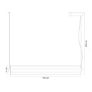 Zuma Line 002177-030010 LED závěsné stropní svítidlo COMO integrovaný LED zdroj