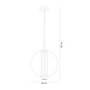 Zuma Line 002177-029999 závěsné stropní svítidlo BELLA E27