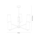 Zuma Line 002177-030015 závěsné stropní svítidlo VINCENZA E27