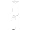 Zuma Line 002177-030016 nástěnné svítidlo VINCENZA E27