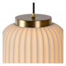 Lucide 13435/01/31 zavěsné stropní svítidlo Gosse 1x40W | E27 - bílá, porcelán, stmívatelná