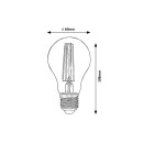 Rabalux 1513 LED chytrá filamentová žárovka 1x6W | E27 | 700lm | 3000-6500K | RGB - stmívatelná, čirá