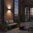 Ideal Lux 163536 venkovní nástěnné svítidlo Andromeda 1x60W|E27|IP55