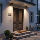 Ideal Lux 163666 venkovní stropní svítidlo Gun Coffee 1x28W|GU10|IP44 - hnědé