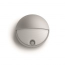 Philips 16456/87/16 LED venkovní nástěnné svítidlo s pohybovým čidlem Capricorn 1x6W | 600lm | 2700K | IP44 - šedá