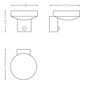 Philips 16491/47/P0 LED venkovní nástěnné svítidlo s čidlem Cockatoo 1x8W|2700K|IP44