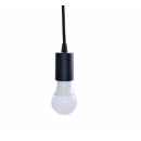 LEDKO 00411 závěsné stropní svítidlo 1x40W|E27 - černé