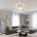 Ideal Lux 168937 přisazené stropní svítidlo Carlton 12x40W|E14 - chrom, čirá