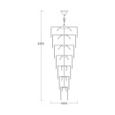 Zuma Line 003064-029222 závěsné stropní svítidlo LUXE E14