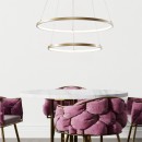 Zuma Line 18140GD-2 LED závěsné stropní svítidlo BRENO | 50W integrovaný LED zdroj | 3000/4000/6000K