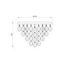 Zuma Line 18365L přisazené stropní svítidlo PARDO | 40W E14