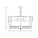 Zuma Line 19101/16 závěsné stropní svítidlo CAMILLE | 40W E14